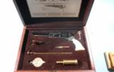U.S. HISTORICAL SOCIETY CASED ENGRAVED COLT TEXAS PATERSON REVOLVER SERIAL NO. 3. - 3 of 8