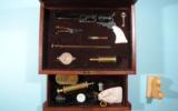 U.S. HISTORICAL SOCIETY CASED ENGRAVED COLT TEXAS PATERSON REVOLVER SERIAL NO. 3. - 1 of 8