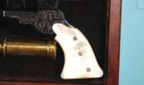 U.S. HISTORICAL SOCIETY CASED ENGRAVED COLT TEXAS PATERSON REVOLVER SERIAL NO. 3. - 7 of 8