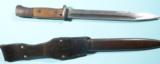 WW2 GERMAN NAZI MAUSER K98k BAYONET WITH SCABBARD AND FROG. - 3 of 3