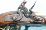 GEORGE III BRASS BARREL FLINTLOCK OFFICER’S PISTOL WITH MASQUE BUTT BY I. JOSEPH OF LIVERPOOL CIRCA LATE 1700’S. - 5 of 9
