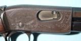 FACTORY ENGRAVED REMINGTON MODEL 12-C DELUXE PREMIER GRADE .22RF CAL. PUMP RIFLE CIRCA 1916. - 2 of 11