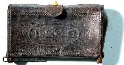 SCARCE U.S.M.C. ROCK ISLAND 3RD MODEL MCKEEVER 45-70 CARTRIDGE BOX.