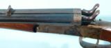 BELGIAN 9MM SHOT/.22 RF CALIBER
DOUBLE BARREL HAMMER COMBINATION GUN CIRCA 1910-20’S. - 7 of 7