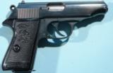 WALTHER MODEL PP SEMI-AUTO .380ACP CAL. PISTOL CIRCA EARLY 1960’S. - 1 of 5