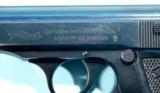 WALTHER MODEL PP SEMI-AUTO .380ACP CAL. PISTOL CIRCA EARLY 1960’S. - 3 of 5
