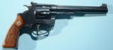 SMITH & WESSON MODEL 35 .22 CAL. 6” REVOLVER CA.LATE 1950’S. - 1 of 5