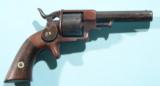 ALLEN & WHEELOCK SIDE HAMMER .22RF POCKET REVOLVER. - 1 of 2