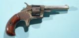 NICKEL HOPKINS & ALLEN XL NO. 1 NY .22SHORT SPUR TRIGGER REVOLVER.- 2 of 3