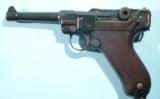 EARLY DWM LUGER 9MM P-08 OR P08 MILITARY FIRST ISSUE PISTOL CIRCA 1908-9. - 1 of 8