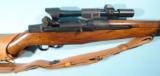 SPRINGFIELD ARMORY INC. M-1D GARAND .308 CAL. SNIPER RIFLE WITH ORIGINAL M84 SCOPE. - 2 of 5