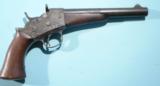 REMINGTON U.S. ARMY MODEL 1871 ROLLING BLOCK SINGLE SHOT PISTOL CIRCA 1872-4.- 2 of 7