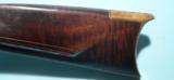 DAUPHIN CO., PENNSYLVANIA PERC. FULL STOCK MATCH RIFLE BY H. HILLEGAS OF HARRISBURG CIRCA 1860’S. - 4 of 8