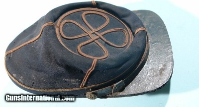 RIDABOCK & CO. INDIAN WARS MODEL 1872 U.S. CAVALRY OFFICER’S FORAGE CAP CIRCA 1870’S-90’s.