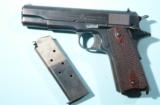 SUPERB COLT GOVERNMENT MODEL 1911 COMMERCIAL .45 ACP CAL. SEMI-AUTOMATIC PISTOL CIRCA 1919 WITH FACTORY LTTR TO PORTLAND, ME. - 1 of 9