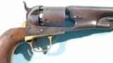 RARE AND FINE COLT U.S.N. NEW MODEL 1861 NAVY REVOLVER WITH FACTORY LETTER TO U.S. NAVY DEPT, WASHINGTON ARSENAL. - 8 of 9
