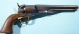 RARE AND FINE COLT U.S.N. NEW MODEL 1861 NAVY REVOLVER WITH FACTORY LETTER TO U.S. NAVY DEPT, WASHINGTON ARSENAL. - 1 of 9