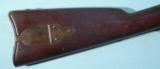 ULTRA RARE 1861 DATED HARPERS FERRY CONFEDERATE CSA ASSOCIATED U.S. MODEL 1855 RIFLE MUSKET. - 4 of 14
