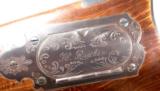 ENGRAVED GEORGE CLARK LTD. LEFT HAND .50 HAWKEN PERCUSSION PLAINS RIFLE DATED AUG. 1983. - 5 of 10