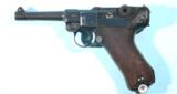 EARLY NAZI MAUSER LUGER K DATE GOTHIC S/42 or S-42 or S42 SEMI AUTO 9MM PISTOL CIRCA 1934 WITH HOLSTER.
- 2 of 15