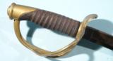 EARLY CIVIL WAR MILLARD U.S. MODEL 1860CAVALRY SABER DATED 1862.- 2 of 5