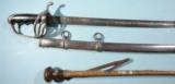 IDENTIFIED U.S. MODEL 1902 ARMY OFFICER’S SABER AND SWAGGER STICK OF COL. WALTER B. MORROW, U.S. INF. CA. WW2. - 4 of 7