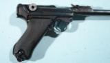 REGIMENT MARKED WW1 DWM ARTILLERY LUGER PISTOL DATED 1917W/ STOCK.- 2 of 6
