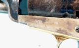 BRILLIANT EARLY COLT MODEL 1851 NAVY REVOLVER CA. 1853.- 9 of 11