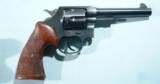 NEAR NEW COLT NEW SERVICE .44 RUSSIAN & SPECIAL REVOLVER WITH ORIG. ROPER GRIPS & FACTORY LETTER. CA. 1931. - 2 of 8