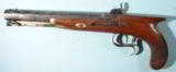 AMERICAN SOUTHERN MARKET PERCUSSION SAW HANDLED
DUELING PISTOL BY VAN WART SON & CO. OF BIRMINGHAM CIRCA 1840’S. - 2 of 8