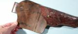 MINT H.H. HEISER No. 738 MEXICAN CARVED HOLSTER FOR 1911 AUTOMATIC WITH SWIVEL LOOP, Circa 1915 ON. - 4 of 5