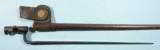SPRINGFIELD U.S. MODEL 1873 TRAPDOOR BAYONET AND SCABBARD WITH FROG. - 1 of 5