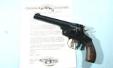 SMITH & WESSON D.A. FRONTIER 1ST. MODEL .44 S&W RUSSIANREVOLVERW/ 1903 OKLAHOMA FACTORY LETTER.- 1 of 7