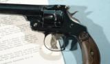 SMITH & WESSON D.A. FRONTIER 1ST. MODEL .44 S&W RUSSIANREVOLVERW/ 1903 OKLAHOMA FACTORY LETTER.- 4 of 7