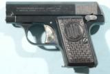 PRE WAR CZ DUSEK DUO .25ACP POCKET PISTOL WITH EARLY TWO DIGIT SERIAL NUMBER. - 3 of 5