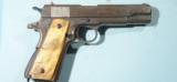 COLT COMMERCIAL MODEL 1911A1 OR 1911-A1 SEMI-AUTO .45 ACP PISTOL CA. 1929. - 1 of 7
