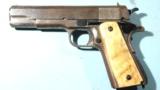 COLT COMMERCIAL MODEL 1911A1 OR 1911-A1 SEMI-AUTO .45 ACP PISTOL CA. 1929. - 2 of 7