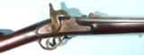 CIVIL WAR SPRINGFIELD U.S. MODEL 1863 RIFLE MUSKET DATED 1863 W/ BAYONET. - 2 of 8