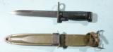 VIETNAM ERA U.S. M6 BAYONET & SCAB. FOR SPRINGFIELD M14 RIFLE. - 1 of 3