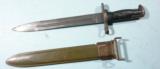 WW2 U.S. U.F.H. MODEL M1905E1 OR 1942 OR M1942 MODEL BAYONET & SCAB FOR M-1 GARAND RIFLE.
- 3 of 3