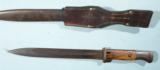 WW2 2ND MODEL HAMMESFAHR SOLINGEN MAUSER 1894/ 98 BAYONET, SCAB, FROG FOR K98k RIFLE.- 2 of 5