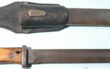 WW2 2ND MODEL HAMMESFAHR SOLINGEN MAUSER 1894/ 98 BAYONET, SCAB, FROG FOR K98k RIFLE.- 3 of 5