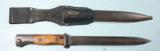 WW2 2ND MODEL HAMMESFAHR SOLINGEN MAUSER 1894/ 98 BAYONET, SCAB, FROG FOR K98k RIFLE.- 1 of 5