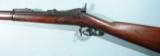 RARE SPRINGFIELD U.S. MODEL 1880 TRIANGULAR RAMROD BAYONET TRAPDOOR RIFLE. - 6 of 9