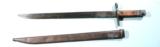 WW2 LATE WARTYPE 30 JINSEN MFG. ARISAKA BAYONET WITH SCABBARD. - 1 of 3