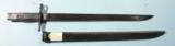 WW2 JAPANESE LATE WAR TYPE 30 (VARIANT H) ARISAKA BAYONET WITH SCABBARD. - 2 of 3