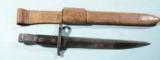 WW1 OR WWI CANADIAN ROSS RIFLE MODEL 1910 MK. II POINTED BLADE BAYONET WITH U.S. ROSS SCABBARD & FROG. - 1 of 5