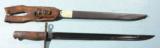 WW2 JAPANESE TYPE 30 (EARLY STYLE) ARISAKA BAYONET, SCABBARD AND FROG. - 1 of 3