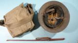 WW1 DOUGHBOY CAPTURE MAUSER C96 BROOMHANDLE PISTOL AND RELATED ITEMS CIRCA 1918. - 11 of 11