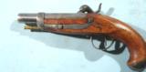 FRENCH MODEL 1822 PERCUSSION CONVERSION GENDARME PISTOL. - 6 of 8